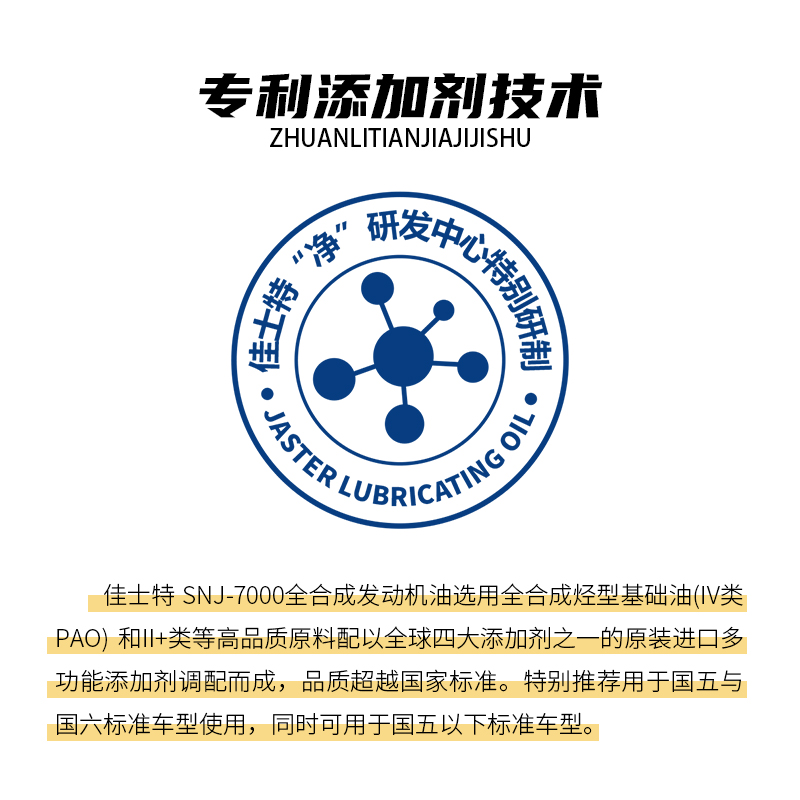 J-7000全合成发动机油 SN 5W/30 1L